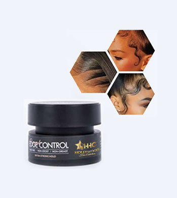 Enhanced Strong Hold Edge Control No White Residue Pineapple Scent Edge Tamer 3.2oz