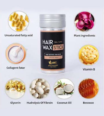 Non-greasy Strong Hold Hair Wax Stick Styling Slick Stick 2.7oz