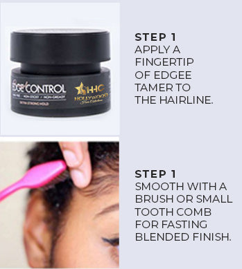 Enhanced Strong Hold Edge Control No White Residue Pineapple Scent Edge Tamer 3.2oz